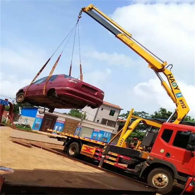 永安吊车救援小汽车怎么吊