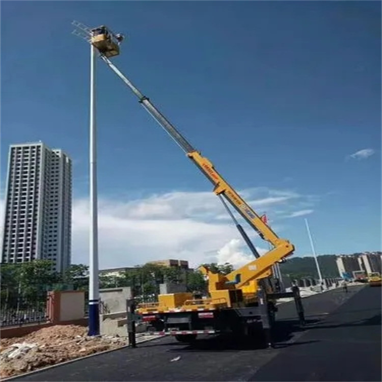 永安维修路灯的曲臂升降车出租